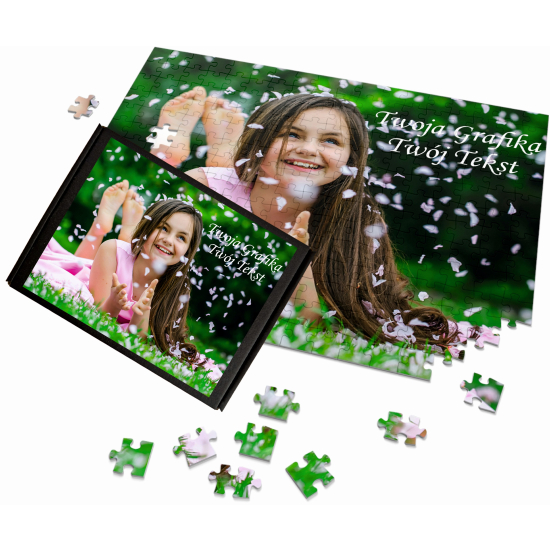 Puzzle Foto z Dowolnym Nadrukiem Zdjęciem Napisem Grafiką Logo A3 120 el